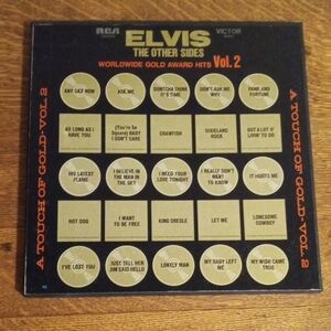 Elvis The Other Sides Vol. 2 Vinyl Record - Gold and Black